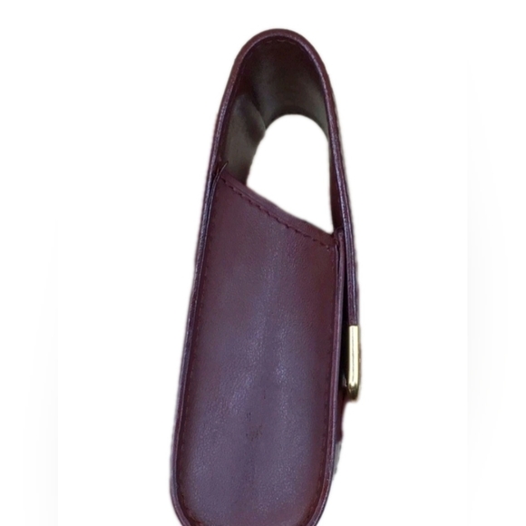 RARE Cartier Bordeaux Burgundy Leather Slim Cigarette Case Multi Pouch (EUC ) - Picture 6 of 9